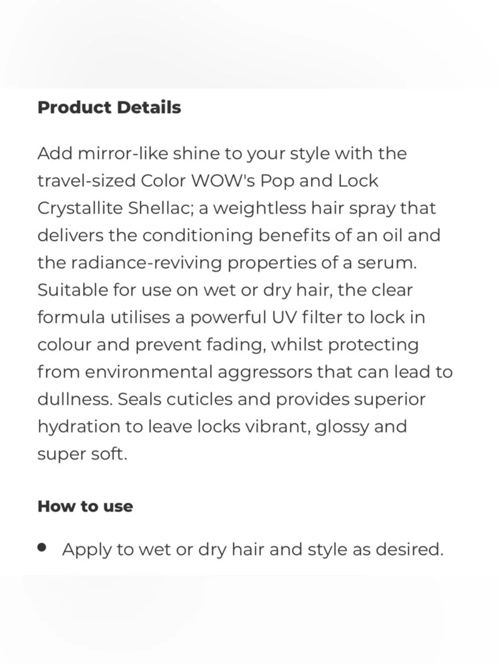 Nwt- Color WOW- Pop & Lock High Gloss Finish-Travel Size- 0.4 oz 12ml - Picture 4 of 5